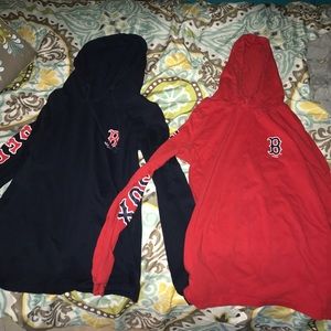 Boston Red Sox Hoodies. Red and Navy.
